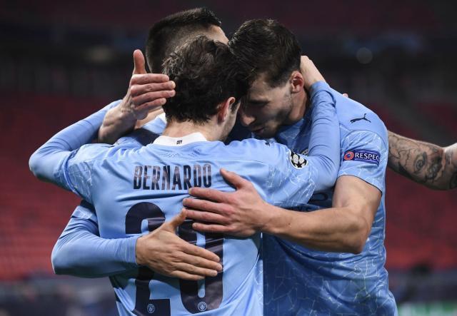 【欧冠】B席传射 热苏斯首发建功 曼城2比0客胜门兴